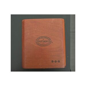 Partagas Estilo 8-9-8 Wooden‎ Cigar Box Hand Made Dominican Republic Tobacciana
